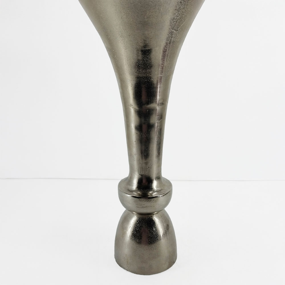 LUXOR ΒΑΖΟ 23x23x50 ΑΛΟΥΜΙΝΙΟ SILVER NICKEL