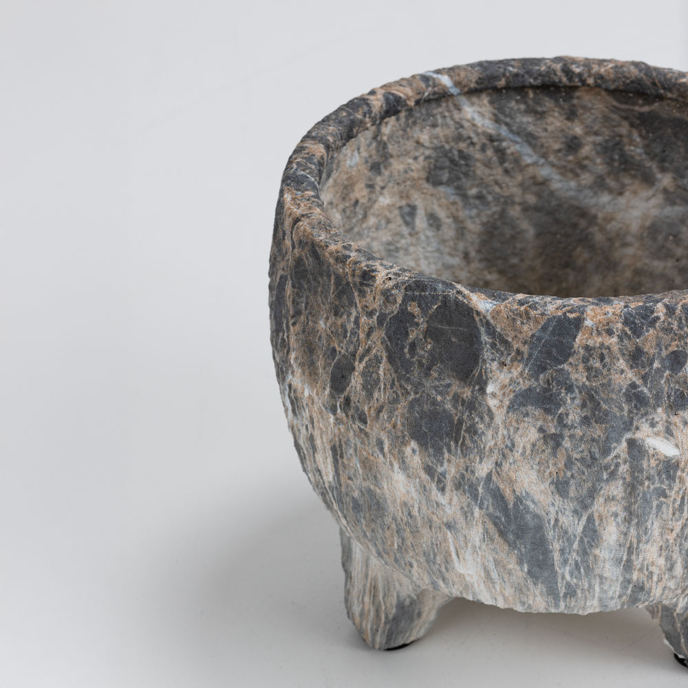 ROCKY ΚΑΣΠΩ 27x27x23 ΚΕΡΑΜΙΚΟ ΑΝΘΡΑΚΙ ΜΠΕΖ