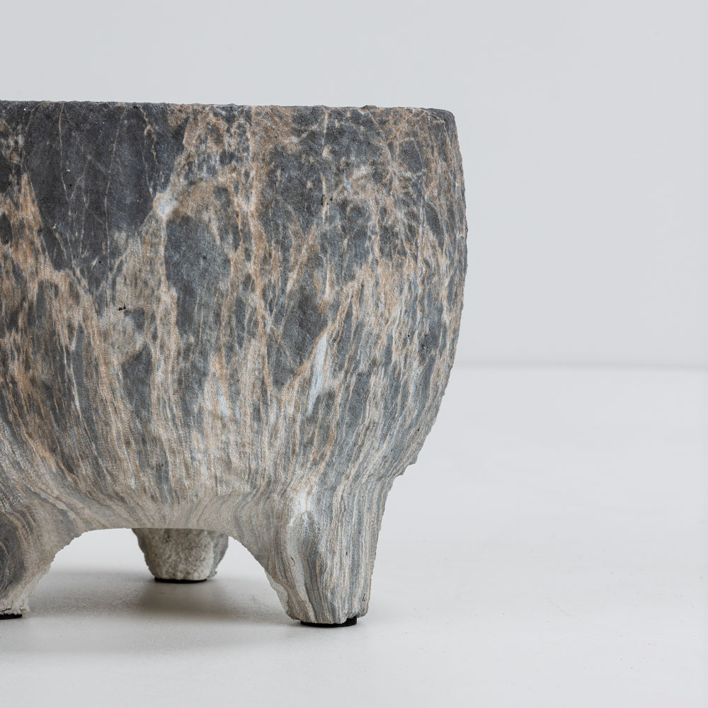 ROCKY ΚΑΣΠΩ 20x20x18 ΚΕΡΑΜΙΚΟ ΑΝΘΡΑΚΙ ΜΠΕΖ