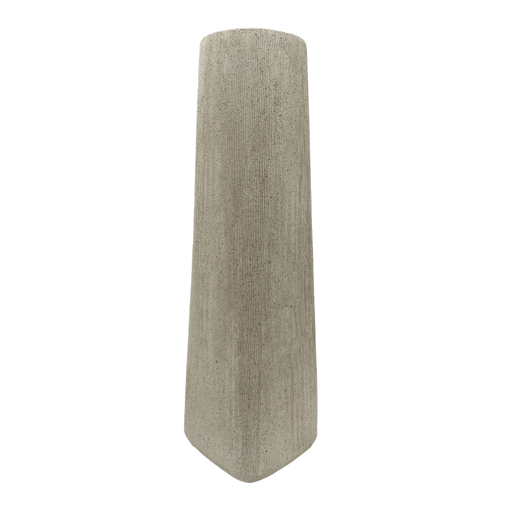RESINA ΒΑΖΟ 11.5×11.5x40cm POLYRESIN ΜΠΕΖ