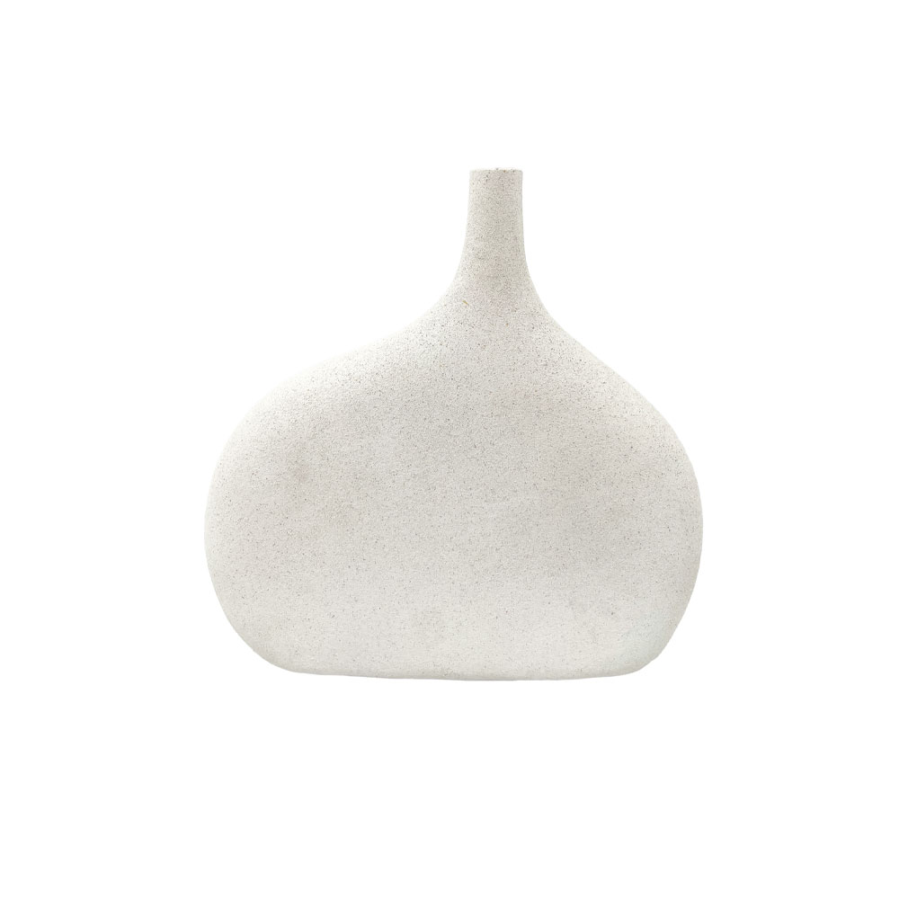 NEST L ΒΑΖΟ 26×7.8x25cm POLYRESIN ΑΣΠΡΟ