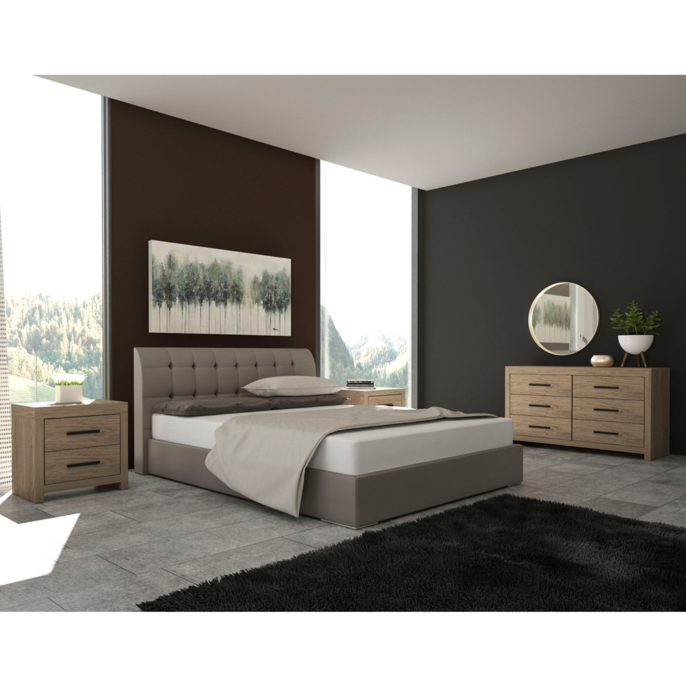 DODO ΚΟΜΟΔΙΝΟ OAK ΣΚΟΥΡΟ 58x39x56