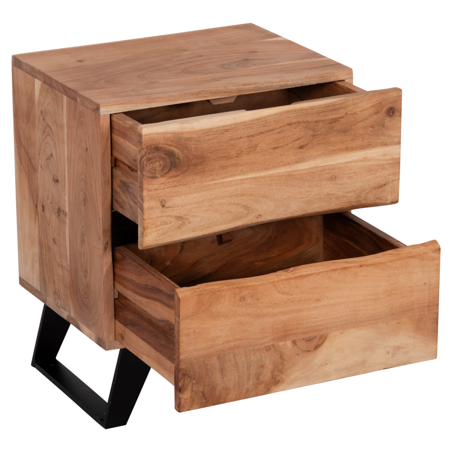 ΚΟΜΟΔΙΝΟ ALICIA HM8360.11 ΑΠΟ ΜΑΣΙΦ ΞΥΛΟ ΑΚΑΚΙΑΣ 45x35x56Yεκ.
