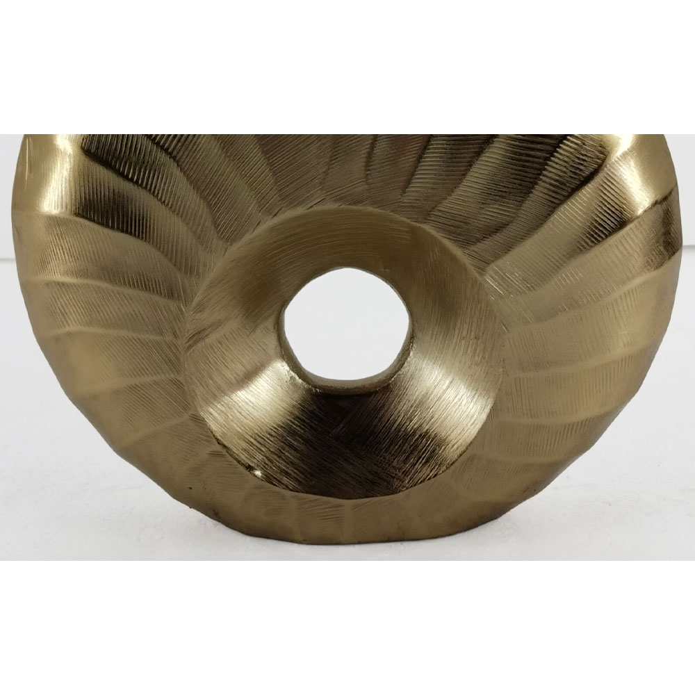 DIONE ΒΑΖΟ 26x8x26cm ΑΛΟΥΜΙΝΙΟ ΧΡΥΣΟ