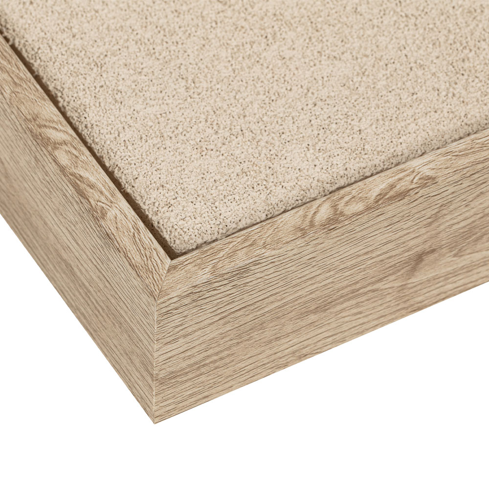 MEADOW A ΠΙΝΑΚΑΣ ΔΙΑΚΟΣΜΗΤΙΚΟΣ ΜΕ ΚΟΡΝΙΖΑ 60x80x3.2cm ΚΑΜΒΑΣ ΚΑΦΕ BEIGE ΞΥΛΟ ΦΥΣΙΚΟ