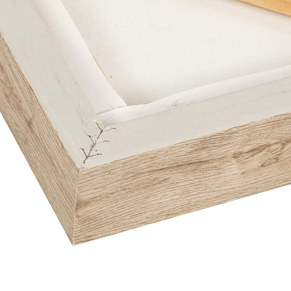 MEADOW B ΠΙΝΑΚΑΣ ΔΙΑΚΟΣΜΗΤΙΚΟΣ ΜΕ ΚΟΡΝΙΖΑ 60x80x3.2cm ΚΑΜΒΑΣ ΚΑΦΕ BEIGE ΞΥΛΟ ΦΥΣΙΚΟ