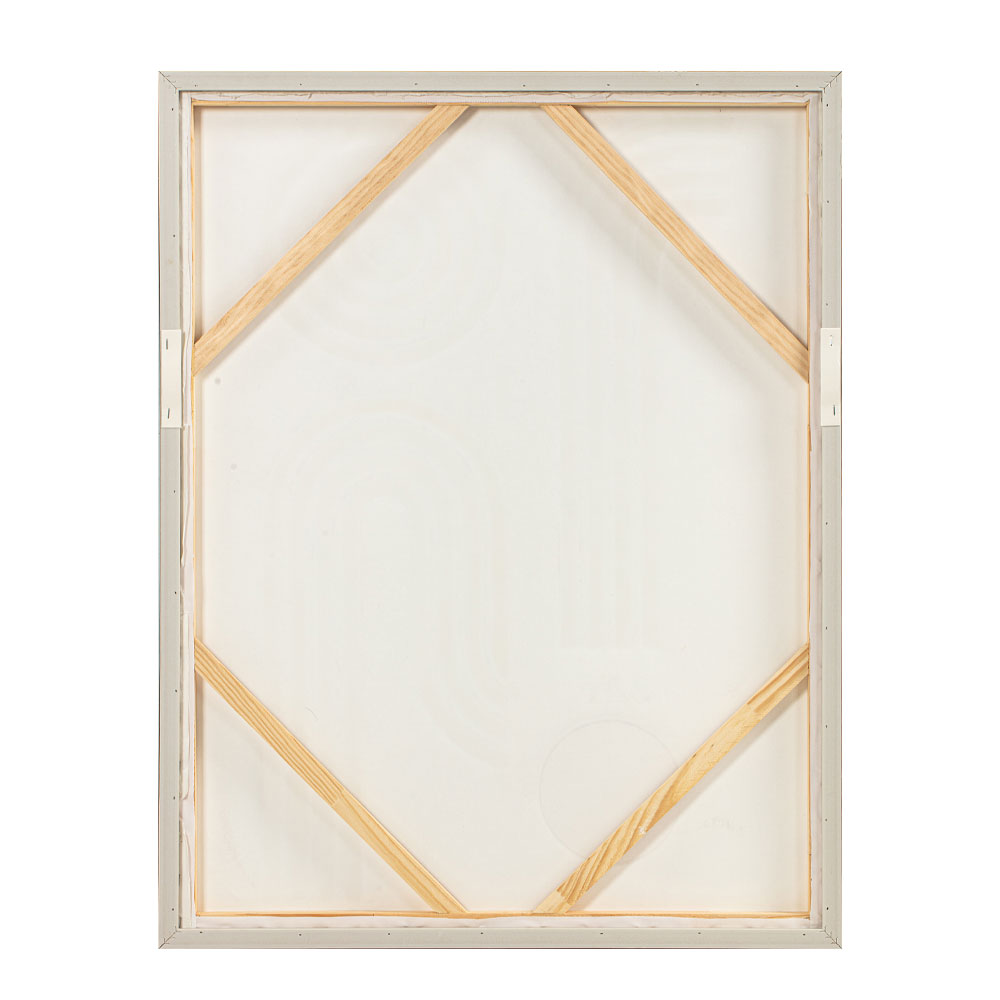 CURVA 1 ΠΙΝΑΚΑΣ ΔΙΑΚΟΣΜΗΤΙΚΟΣ ΜΕ ΚΟΡΝΙΖΑ 70x90x3.8cm ΚΑΜΒΑΣ BEIGE BEIGE ΞΥΛΟ ΦΥΣΙΚΟ