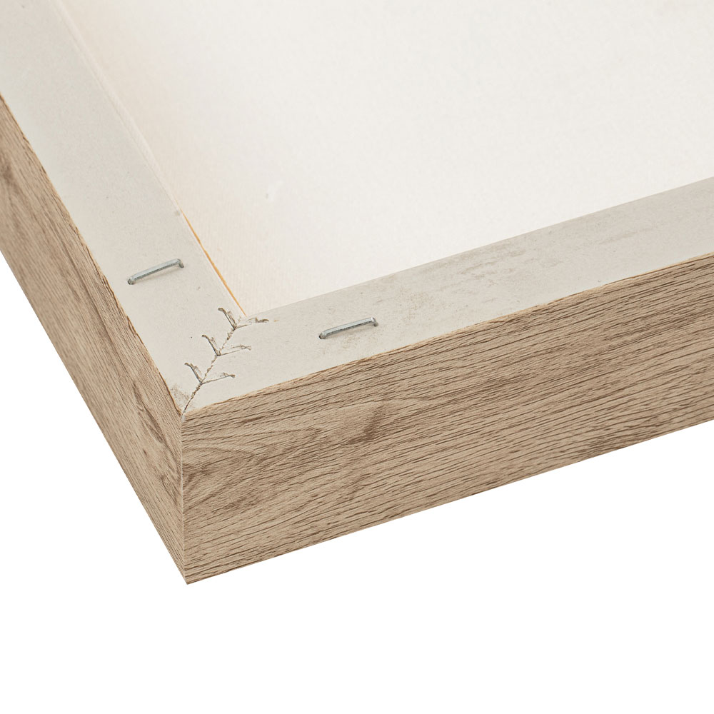 LIGHT MOUNT B ΠΙΝΑΚΑΣ ΔΙΑΚΟΣΜΗΤΙΚΟΣ ΜΕ ΚΟΡΝΙΖΑ 80x80x3.8cm ΚΑΜΒΑΣ BEIGE BEIGE ΞΥΛΟ ΦΥΣΙΚΟ