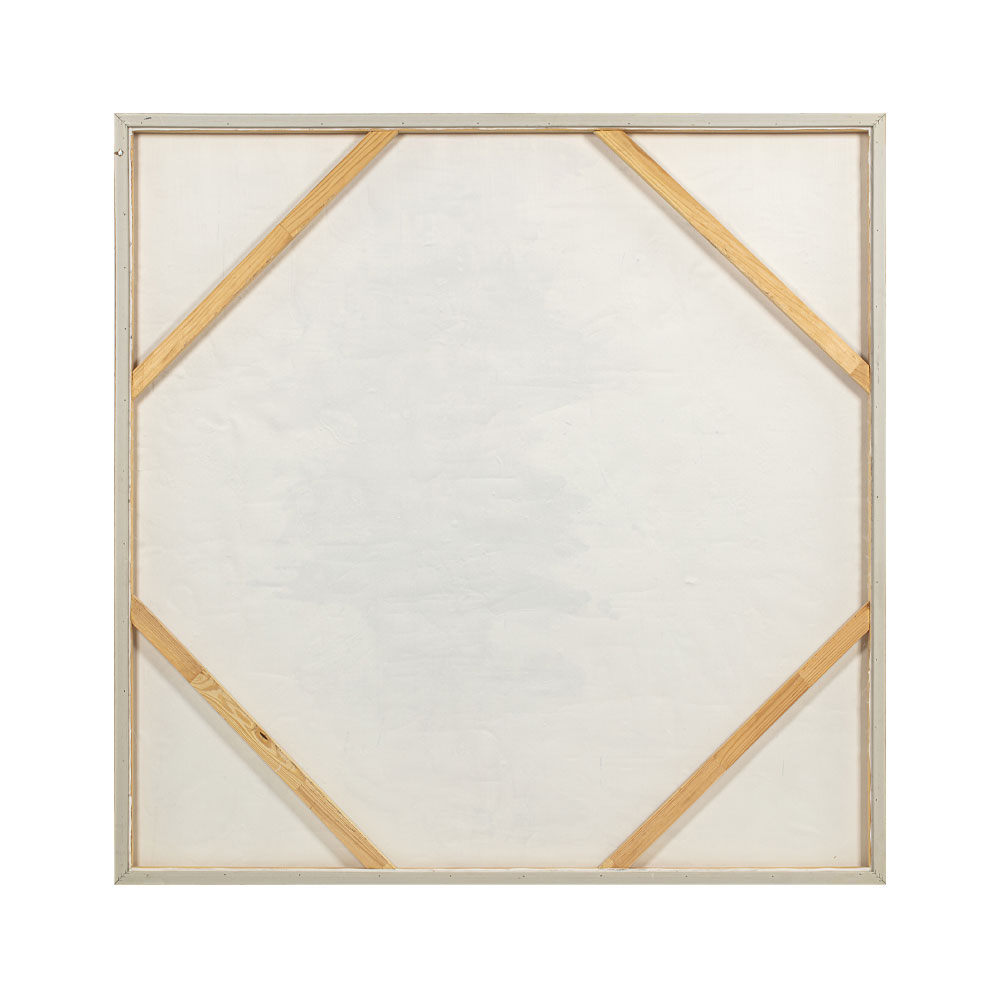 BLACK SEA ΠΙΝΑΚΑΣ ΔΙΑΚΟΣΜΗΤΙΚΟΣ ΜΕ ΚΟΡΝΙΖΑ 80x80x3.8cm ΚΑΜΒΑΣ BEIGE ΜΑΥΡΟ ΞΥΛΟ ΦΥΣΙΚΟ