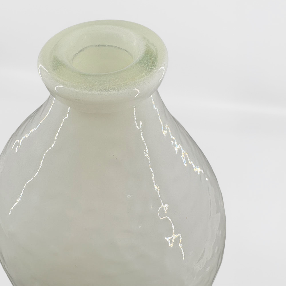 SPICE ΒΑΖΟ 22x22x35.5cm ΓΥΑΛΙ ΑΣΠΡΟ