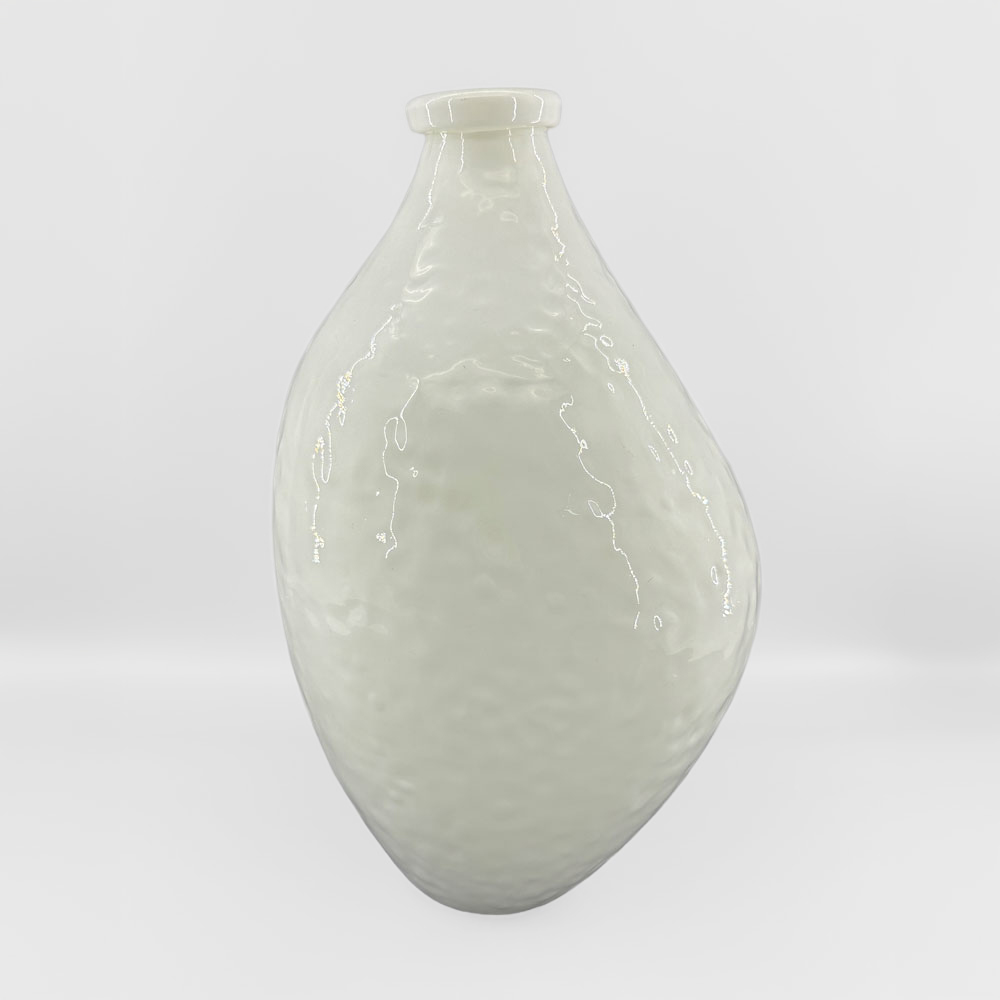 SPICE ΒΑΖΟ 22x22x35.5cm ΓΥΑΛΙ ΑΣΠΡΟ