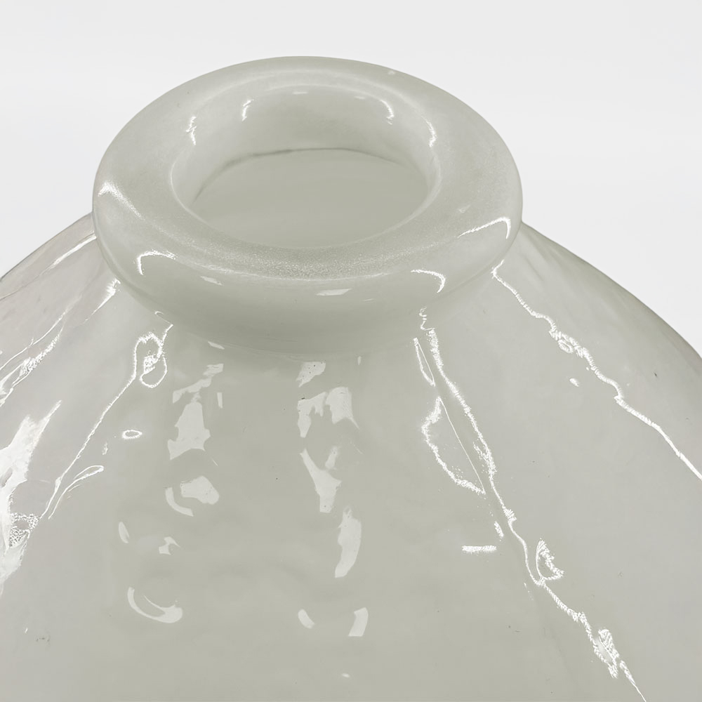 BOCAL ΒΑΖΟ 25x25x25cm ΓΥΑΛΙ ΑΣΠΡΟ