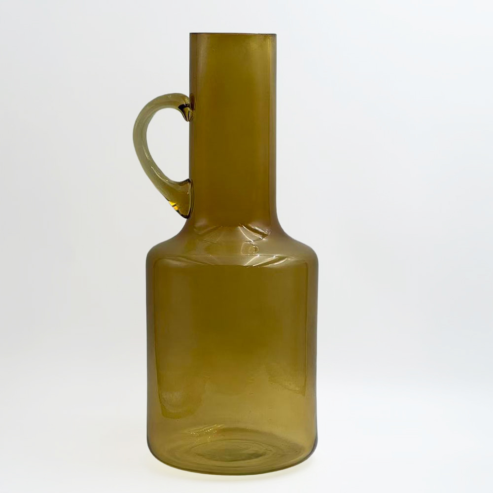 ARTISAN ΒΑΖΟ 14x14x35cm ΓΥΑΛΙ ΚΙΤΡΙΝΟ