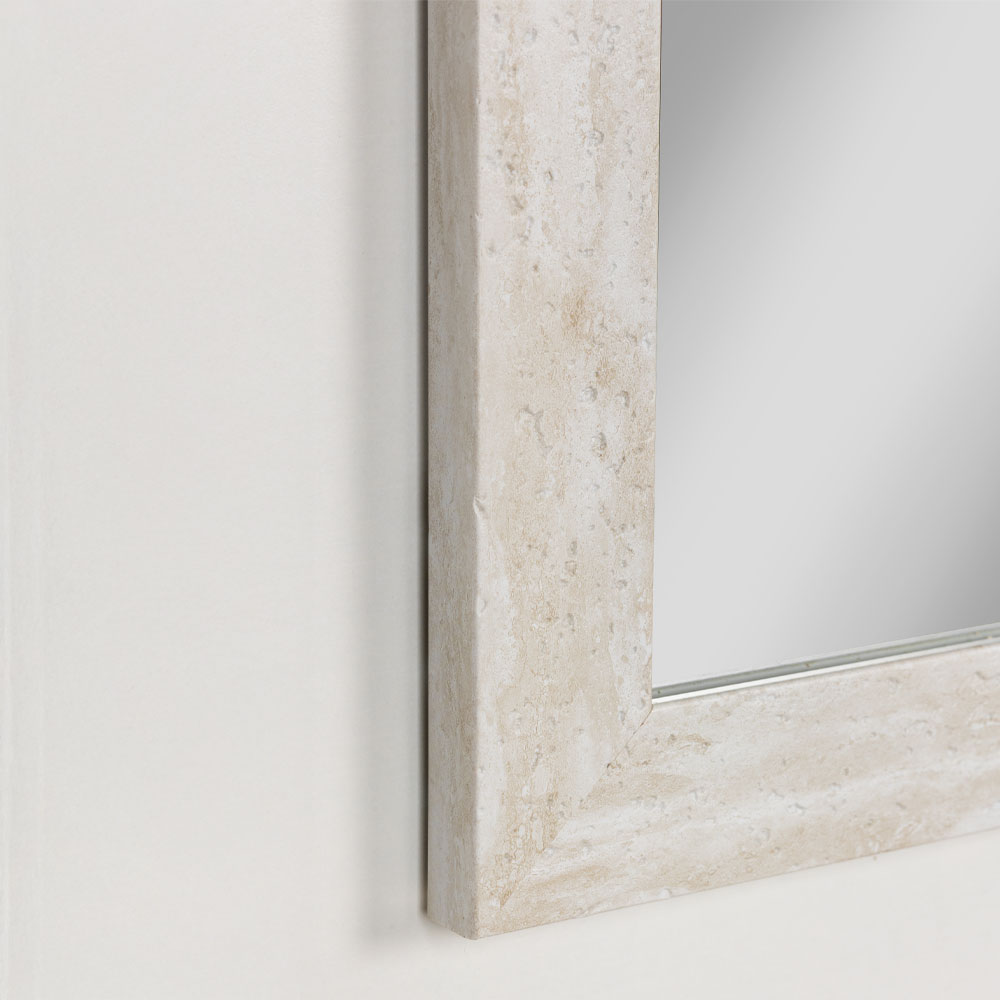 LITHOS ΚΑΘΡΕΠΤΗΣ ΛΕΥΚΟ BEIGE 65.8×1.5×125.8