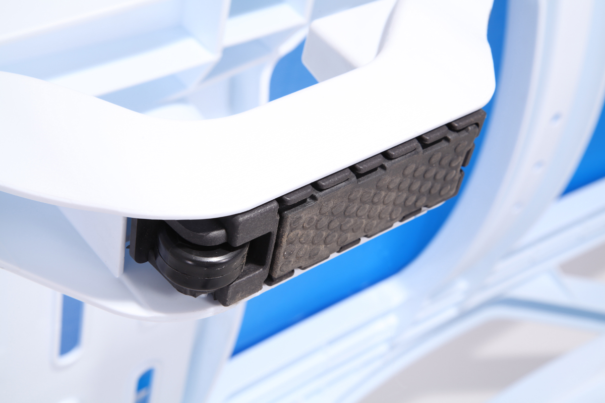 Mare ξαπλώστρα Ivory White – Blue  – Χωρίς μπράτσα