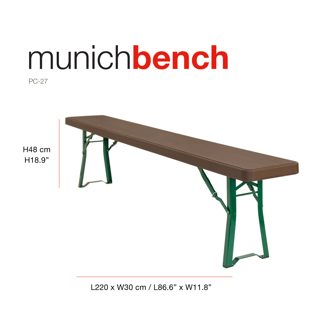 Munich – Πτυσσόμενο Παγκάκι