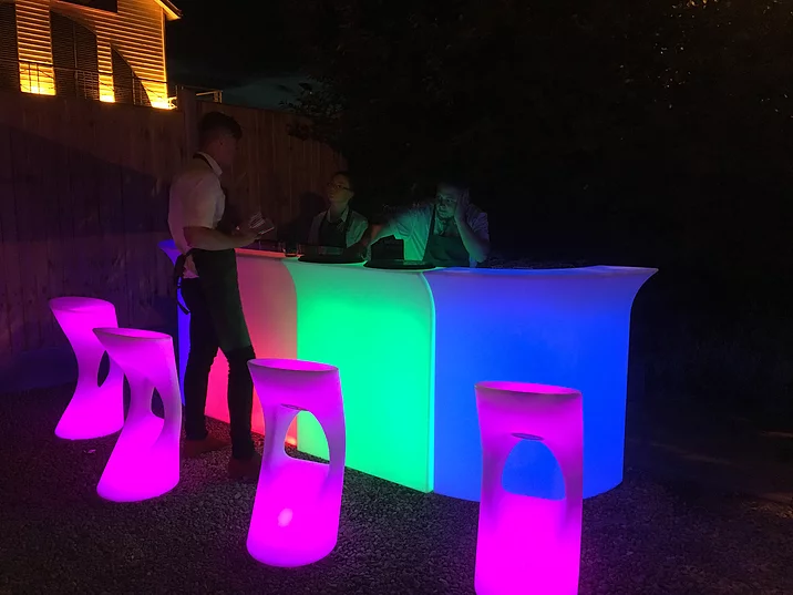 Φωτιζόμενο Σκαμπό Bar LED