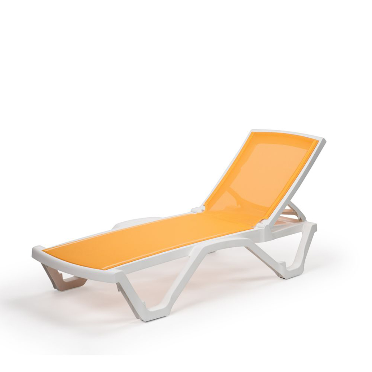 Mare ξαπλώστρα Ivory White – Yellow – Χωρίς μπράτσα