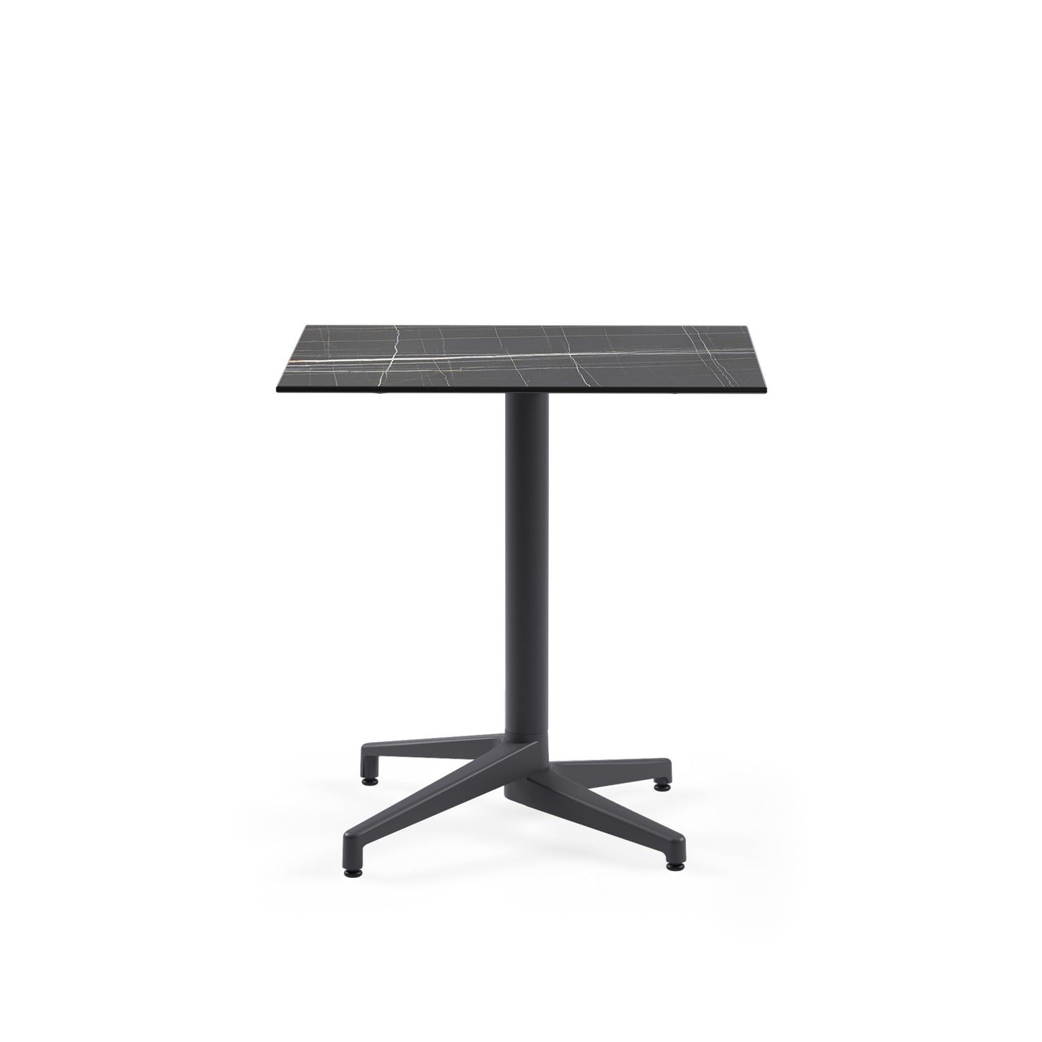 Moon-C 60×60 – Τετράγωνο Τραπέζι με Σταθερή Βάση