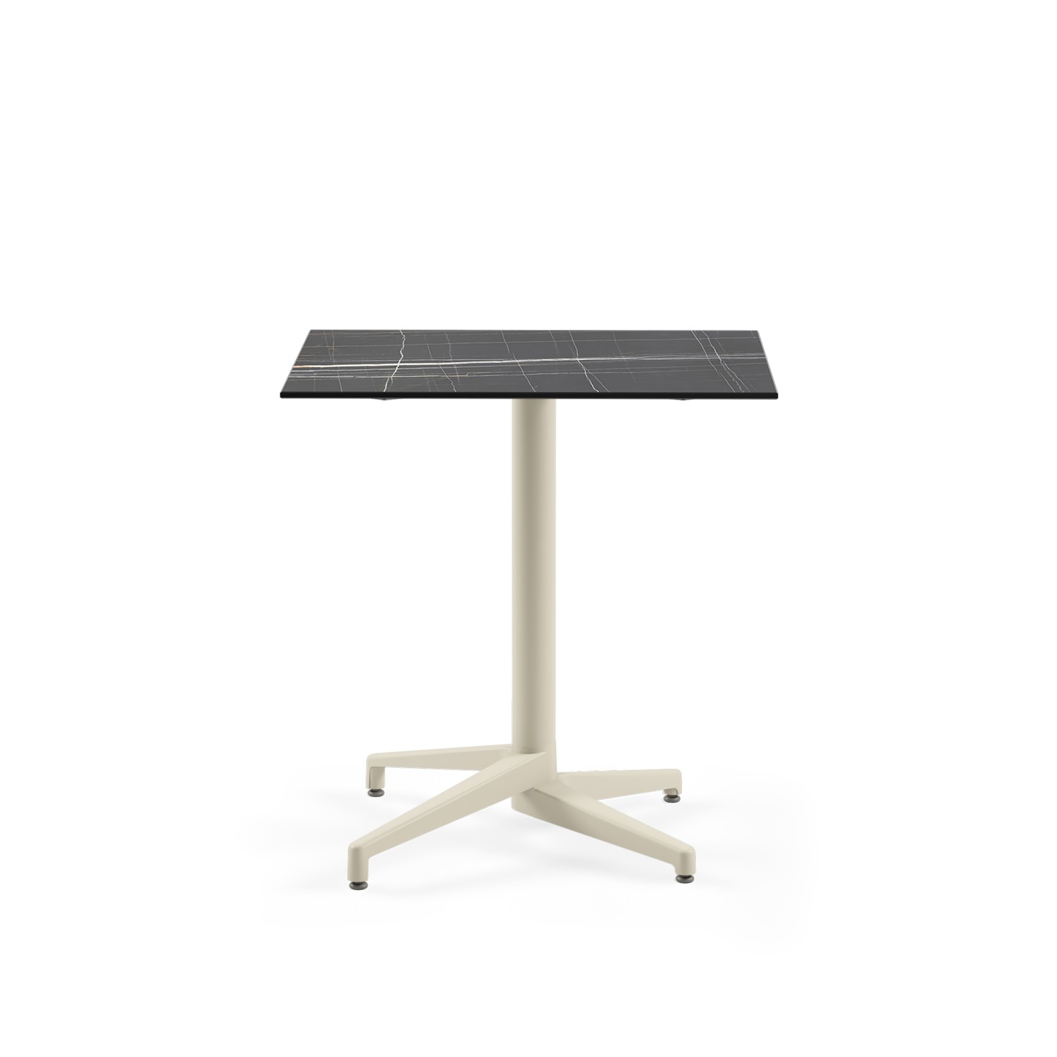 Moon-C 60×60 – Τετράγωνο Τραπέζι με Σταθερή Βάση