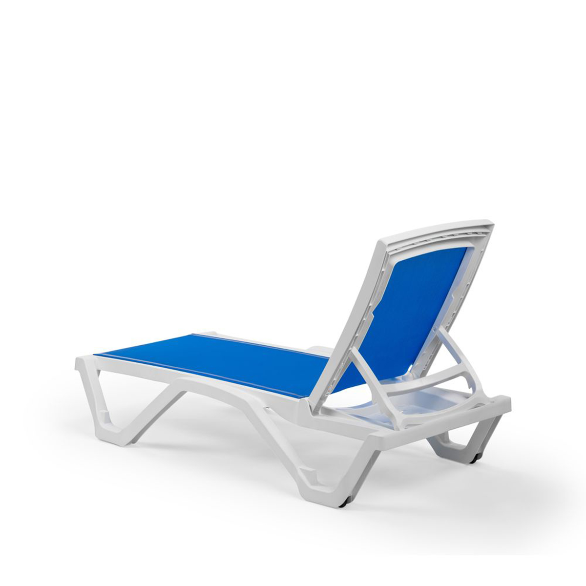 Mare ξαπλώστρα Ivory White – Blue  – Χωρίς μπράτσα