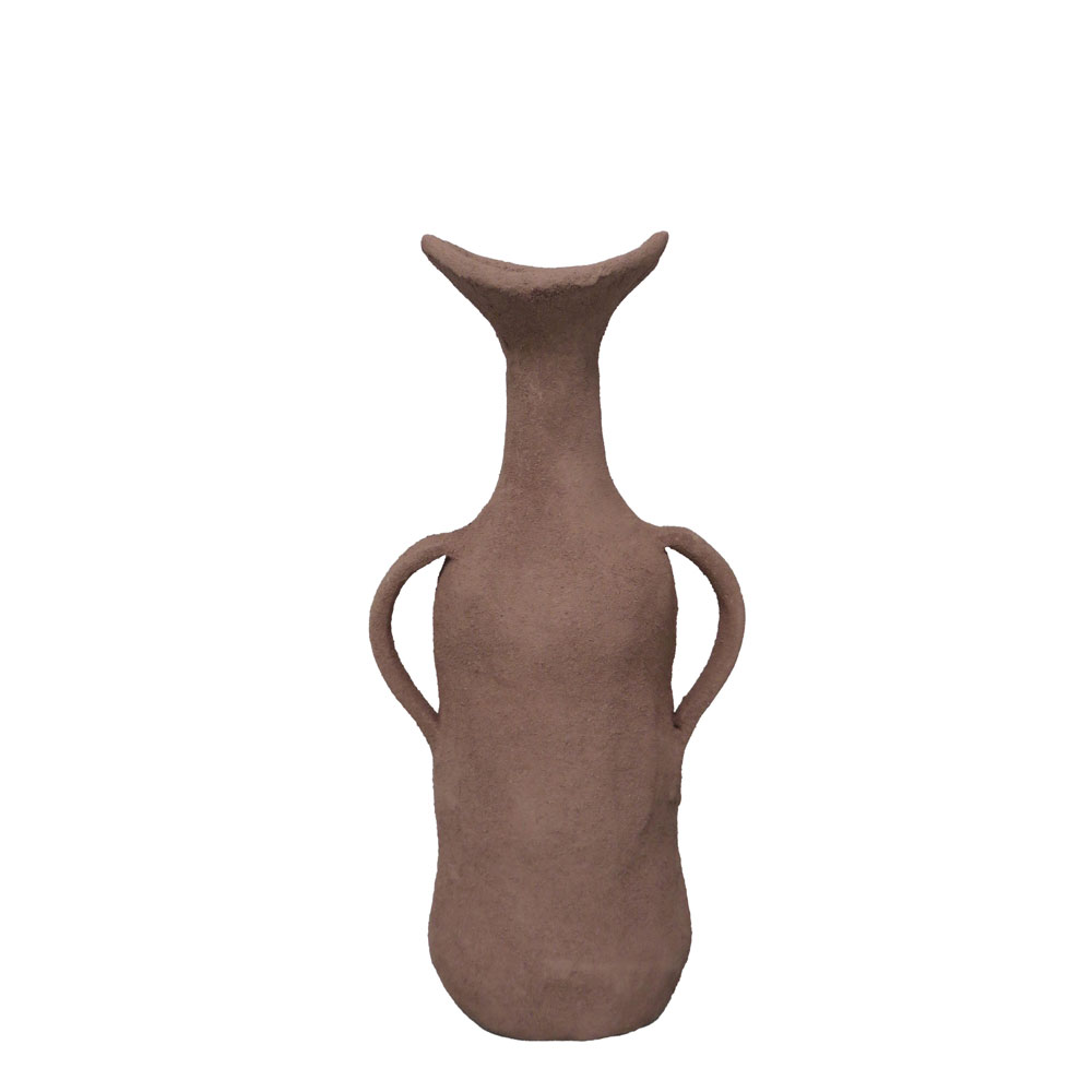 NATHEN ΒΑΖΟ 13×8.5x25cm ΑΛΟΥΜΙΝΙΟ ΜΠΕΖ