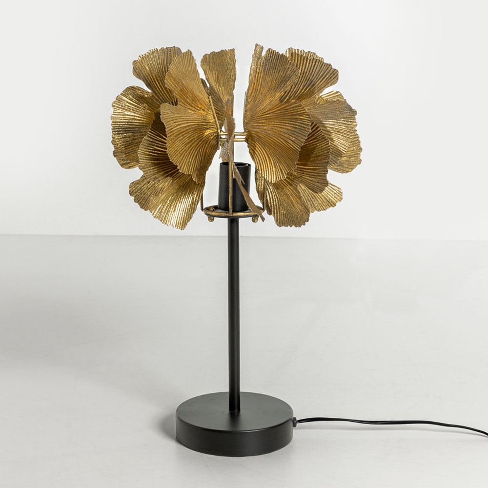 BLOSSOM ΦΩΤΙΣΤΙΚΟ ΕΠΙΤΡΑΠΕΖΙΟ 41x41x65 ΜΕΤΑΛΛΟ BROWN GOLD ΜΑΥΡΟ