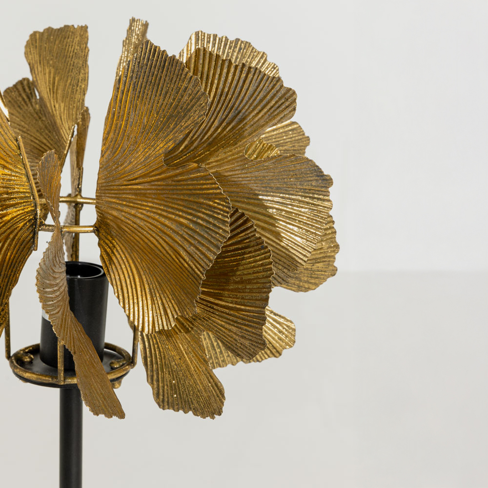 BLOSSOM ΦΩΤΙΣΤΙΚΟ ΕΠΙΤΡΑΠΕΖΙΟ 41x41x65 ΜΕΤΑΛΛΟ BROWN GOLD ΜΑΥΡΟ