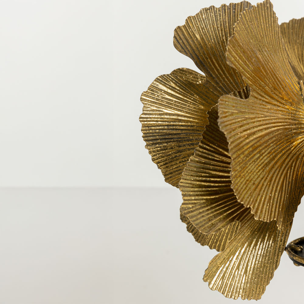 BLOSSOM ΦΩΤΙΣΤΙΚΟ ΕΠΙΤΡΑΠΕΖΙΟ 41x41x65 ΜΕΤΑΛΛΟ BROWN GOLD ΜΑΥΡΟ