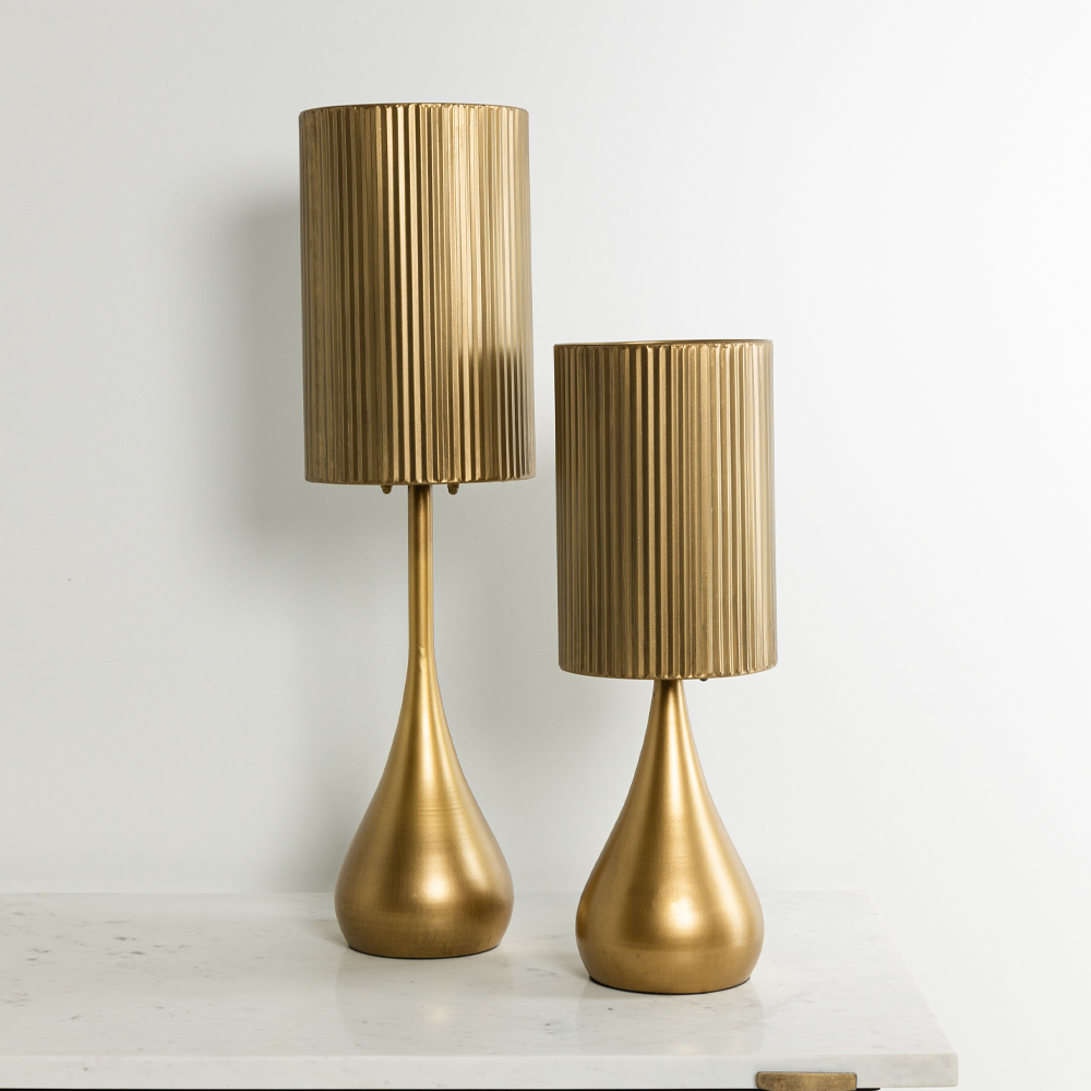 STALA ΦΩΤΙΣΤΙΚΟ ΕΠΙΤΡΑΠΕΖΙΟ 18x18x53.5 ΜΕΤΑΛΛΟ BROWN GOLD