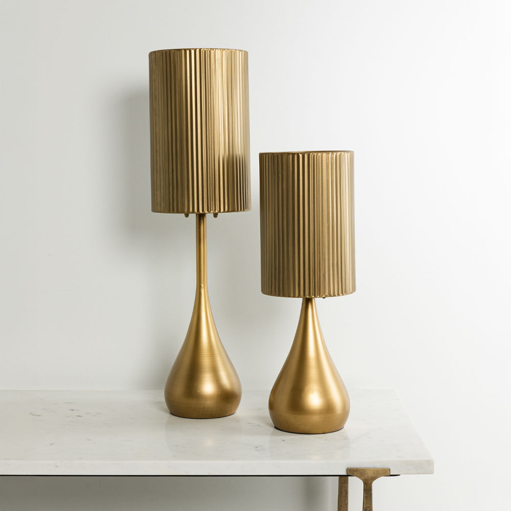 STALA ΦΩΤΙΣΤΙΚΟ ΕΠΙΤΡΑΠΕΖΙΟ 20x20x73.5 ΜΕΤΑΛΛΟ BROWN GOLD