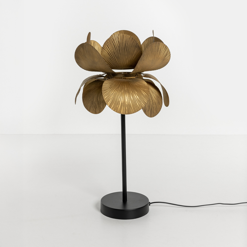 BLOSSOM ΦΩΤΙΣΤΙΚΟ ΕΠΙΤΡΑΠΕΖΙΟ 26x26x55 ΜΕΤΑΛΛΟ BROWN GOLD
