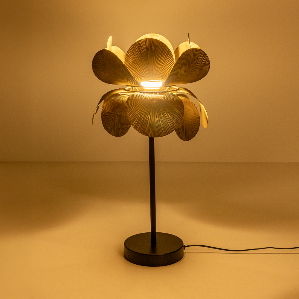 BLOSSOM ΦΩΤΙΣΤΙΚΟ ΕΠΙΤΡΑΠΕΖΙΟ 26x26x55 ΜΕΤΑΛΛΟ BROWN GOLD
