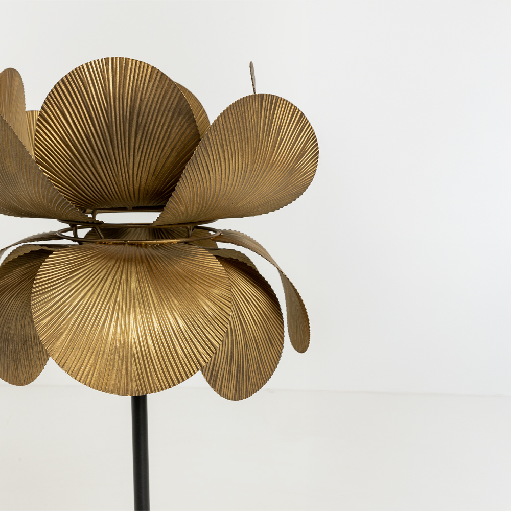 BLOSSOM ΦΩΤΙΣΤΙΚΟ ΕΠΙΤΡΑΠΕΖΙΟ 26x26x55 ΜΕΤΑΛΛΟ BROWN GOLD
