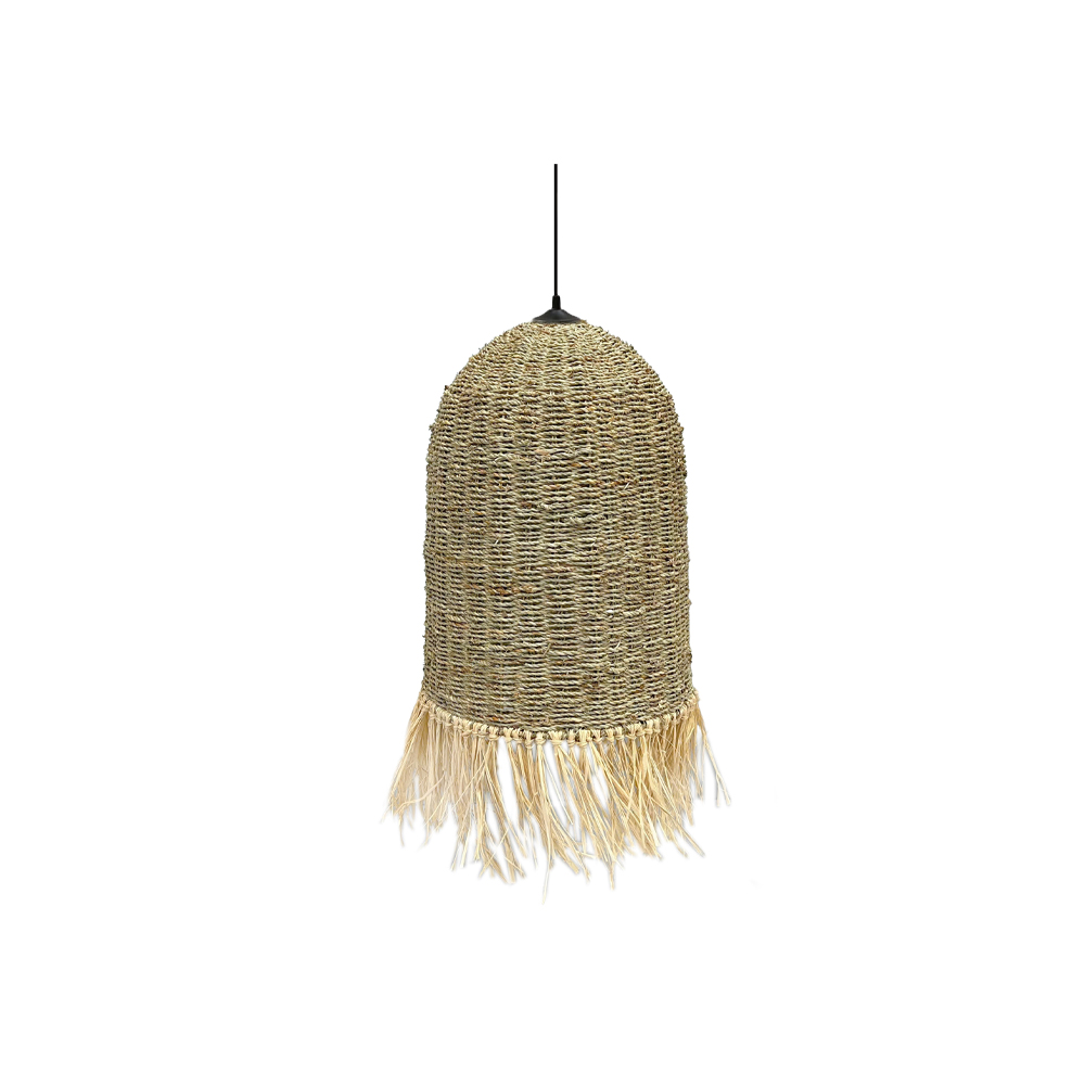 TULUM ΦΩΤΙΣΤΙΚΟ ΟΡΟΦΗΣ 42x42x71cm SEAGRASS ΦΥΣΙΚΟ
