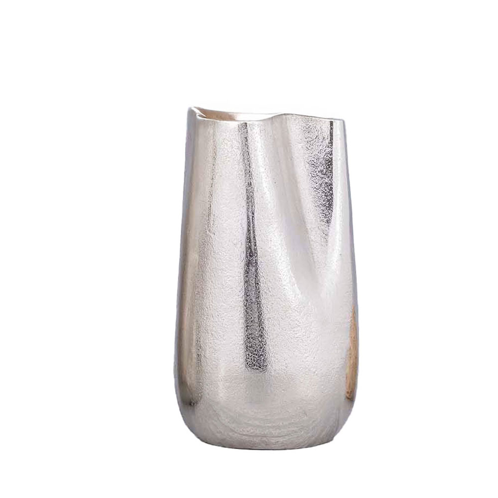 NATURE VESSEL ΒΑΖΟ 15x14x27cm ΑΛΟΥΜΙΝΙΟ ΑΣΗΜΙ