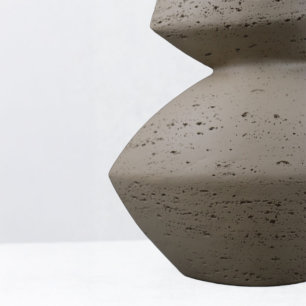 LOOMA I ΒΑΖΟ 28.5×15.5×34.5cm RESIN ΚΑΦΕ