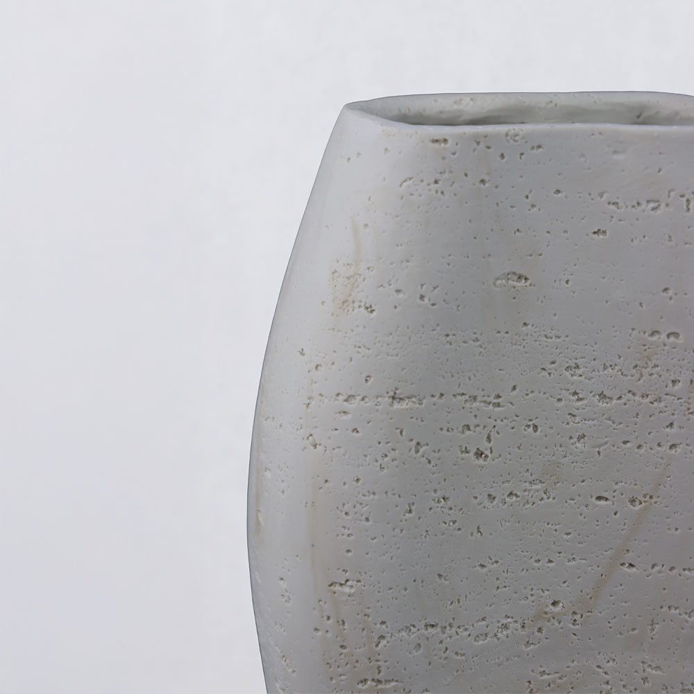 ORBIX II ΒΑΖΟ 19.5x13x35cm RESIN ΜΠΕΖ