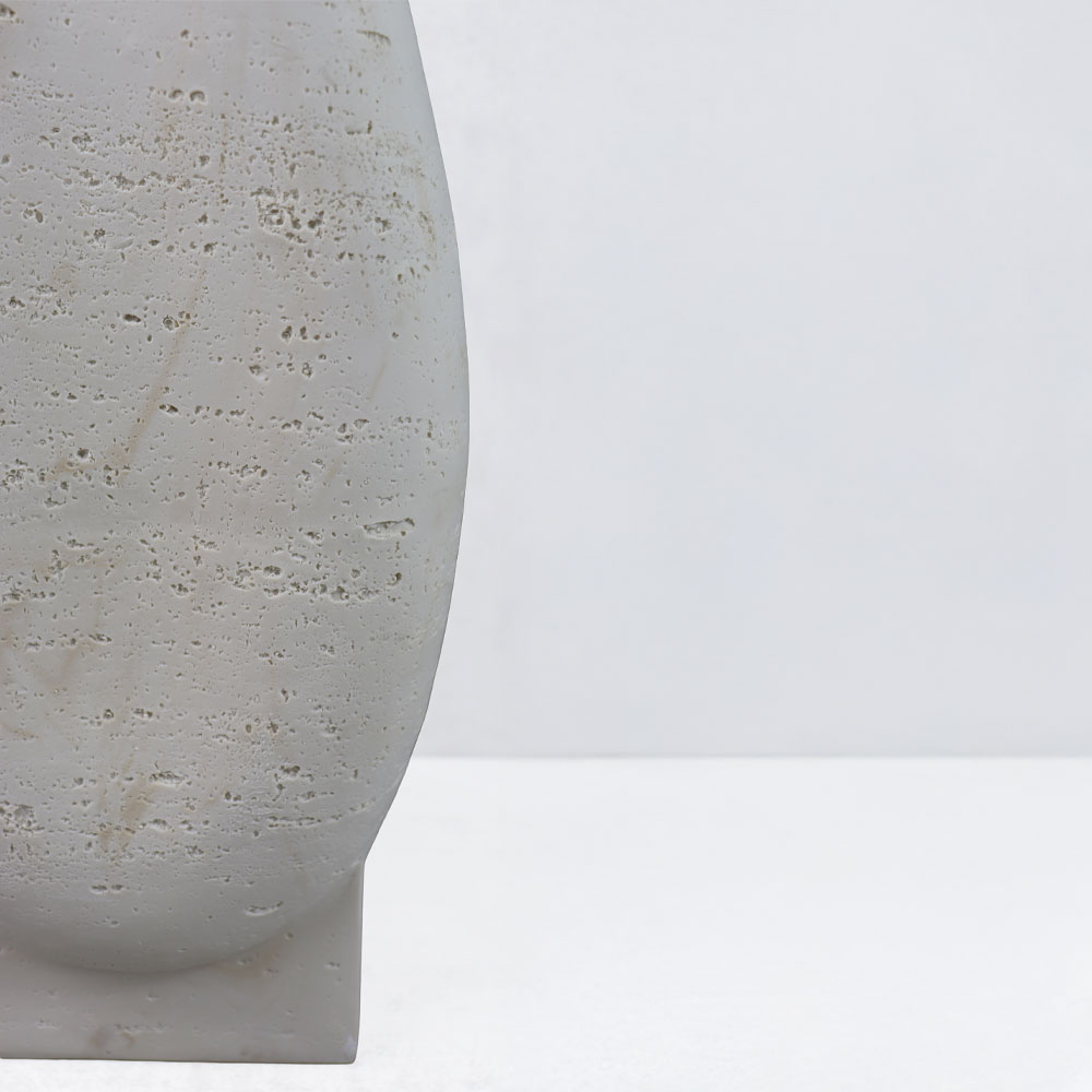 ORBIX II ΒΑΖΟ 19.5x13x35cm RESIN ΜΠΕΖ