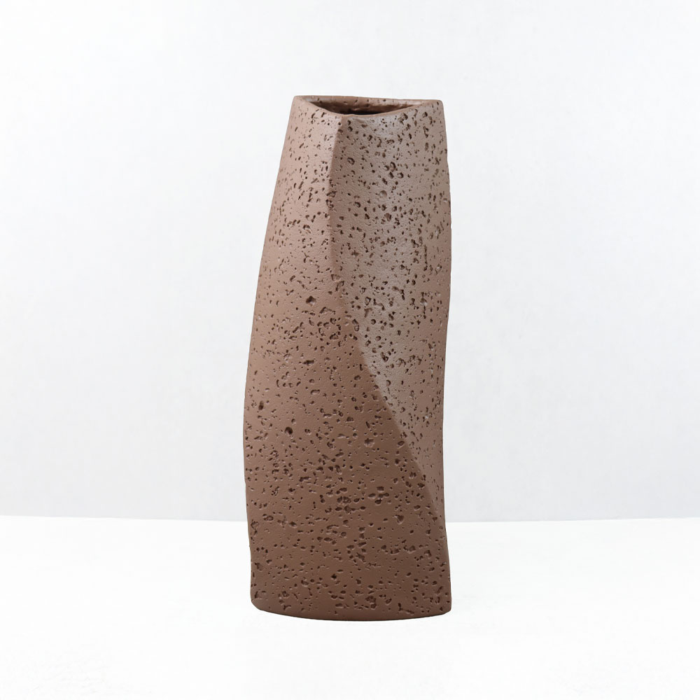 VOID I ΒΑΖΟ 16.5×14.5x39cm RESIN ΚΑΦΕ