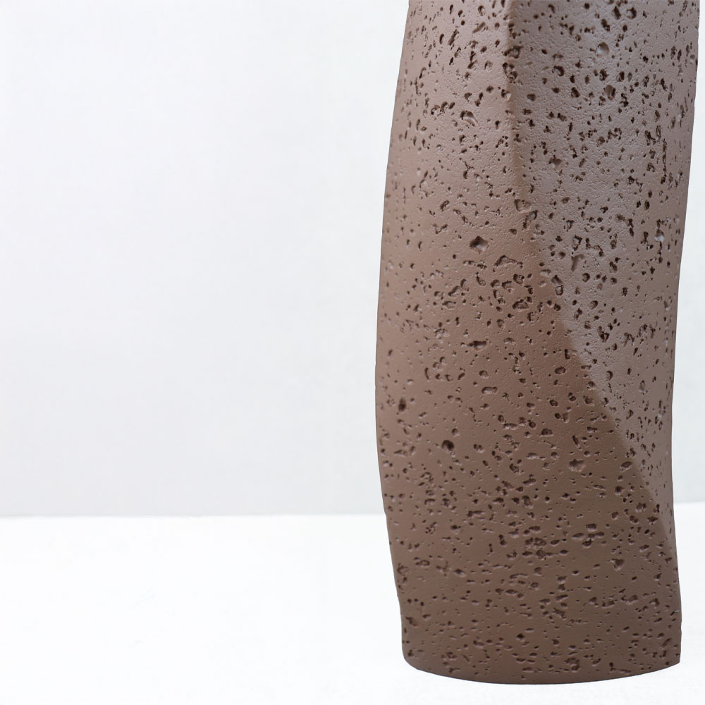 VOID I ΒΑΖΟ 16.5×14.5x39cm RESIN ΚΑΦΕ