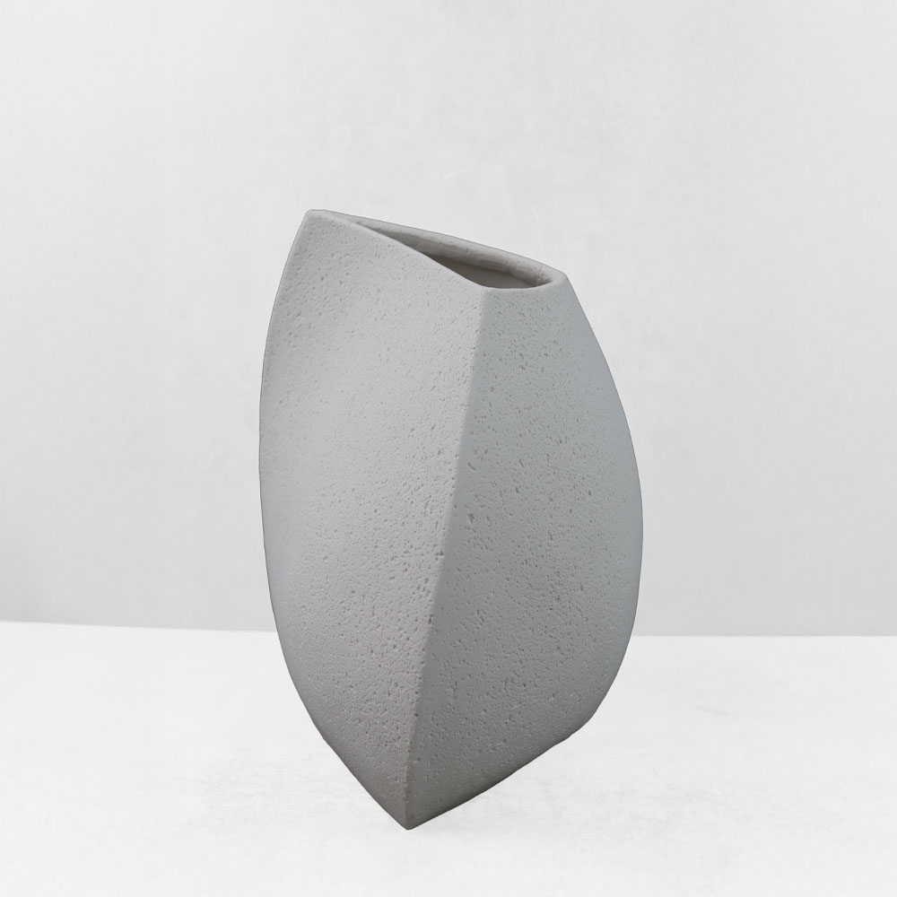 ELYSE II ΒΑΖΟ 20x19x28cm RESIN ΑΣΠΡΟ