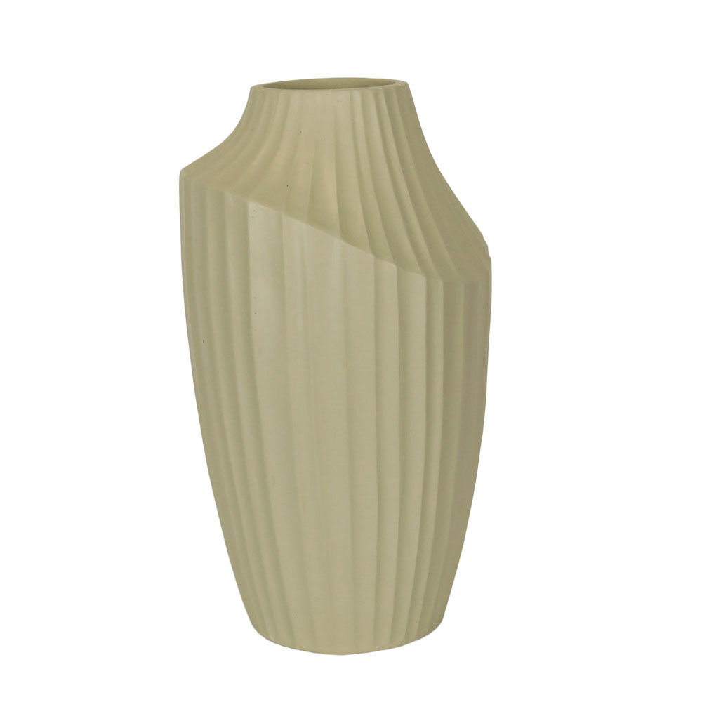 ELIX ΒΑΖΟ 28.5×28.5×50.5cm MgO ΜΠΕΖ ΣΚΟΥΡΟ