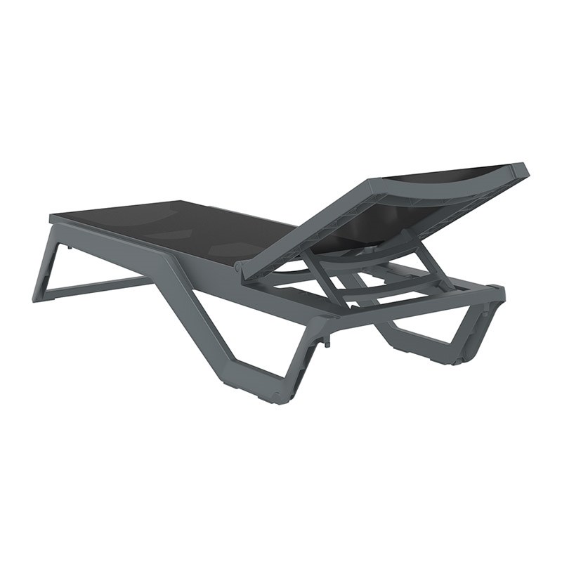 RIO PRO ΞΑΠΛΩΣΤΡΑ DARK GREY/BLACK ΠΟΛ/ΝΙΟΥ 190X70X33εκ.
