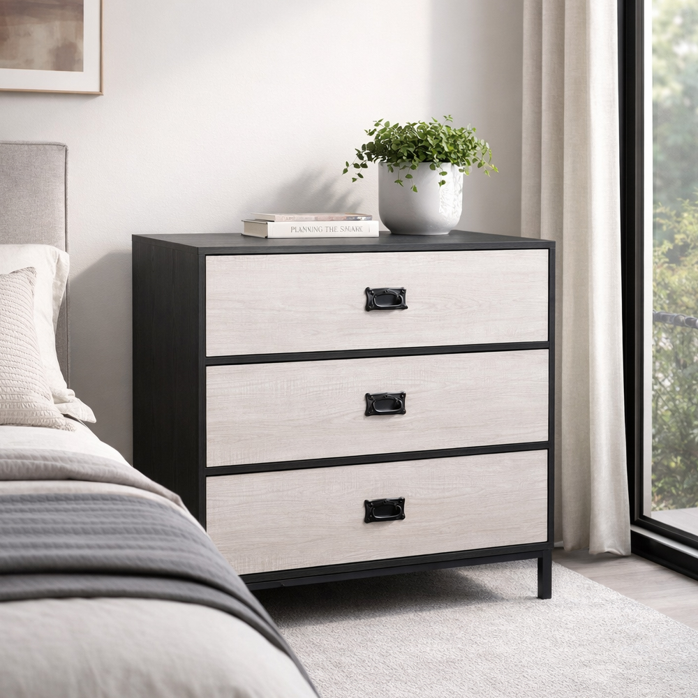 FACTORY ΣΥΡΤΑΡΙΕΡΑ 3ΣΥΡΤΑΡΙΑ ΜΑΥΡΟ OAK SONOMA DECAPE 80x40x80