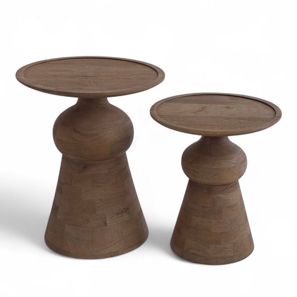 FIGURE SIDE TABLE ΚΑΡΥΔΙ ΑΝΟΙΧΤΟ 40x40x46cm