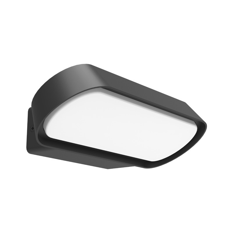 Απλίκα Εξωτερικού Χώρου Nave Γκρι Σκούρο Led 13W