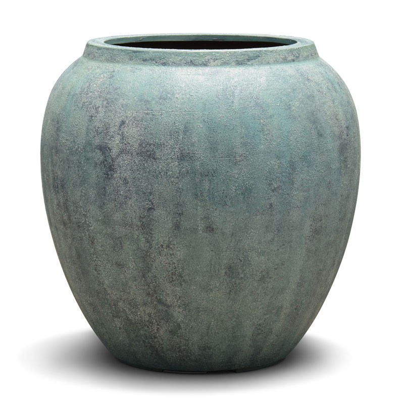 Κασπώ Low Jar Copper Green D55x55cm