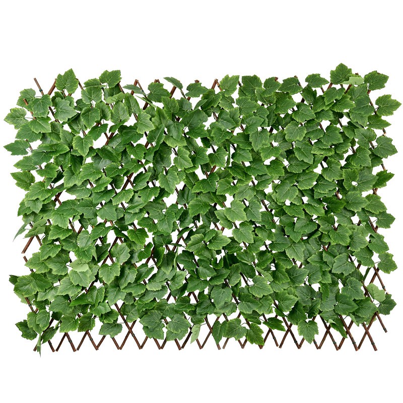 Vertical Garden Plant Silkscreened Polyester Grapenvine Willow Fence 100×200