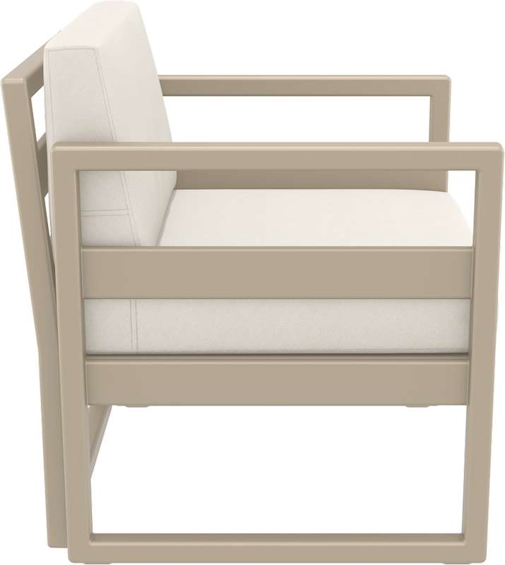 MYKONOS ΠΟΛΥΘΡΟΝΑ TAUPE ΜΕ ΜΑΞ. 73X72X75εκ. ΠΟΛ/ΝΙΟΥ